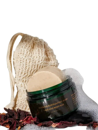Hibiscus Exfoliating Soap - Kandaka Safia