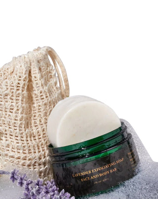 Lavender Exfoliating Soap - Kandaka Safia