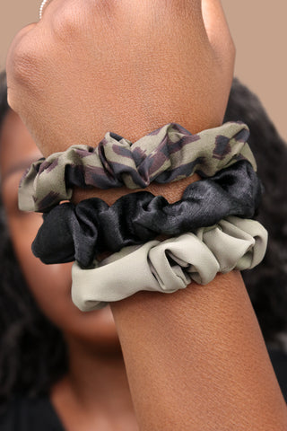 CAMOU SCRUNCHIES - Kandaka Safia