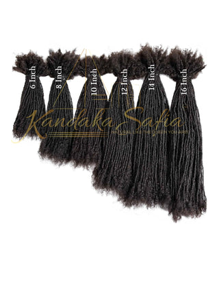 100% HUMAN HAIR MICROLOCS EXTENSIONS LOCSCCESSORY