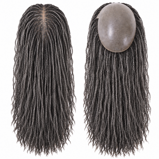 CRANIAL PROSTHESTICS FULL SKIN POLYURETHANE MICRLOCS TOPPER Kandaka Safia