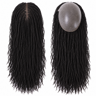 CRANIAL PROSTHESTICS FULL SKIN POLYURETHANE MICRLOCS TOPPER Kandaka Safia