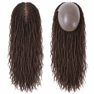 CRANIAL PROSTHESTICS FULL SKIN POLYURETHANE MICRLOCS TOPPER Kandaka Safia