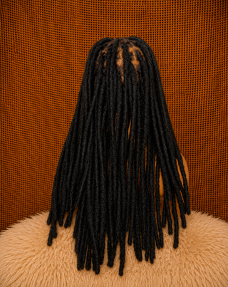 100% HUMAN HAIR TRADITIONAL LOCS WIG LOCSCCESSORY